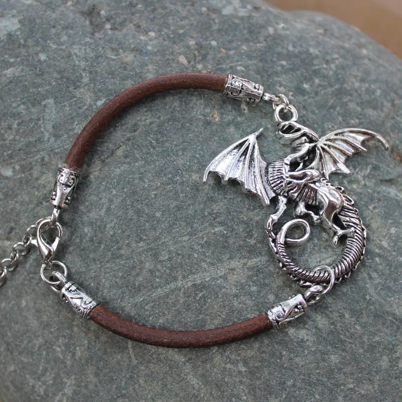 Dragon Bracelet Vintage Punk Dragon mother Daenerys Bracelets Game of