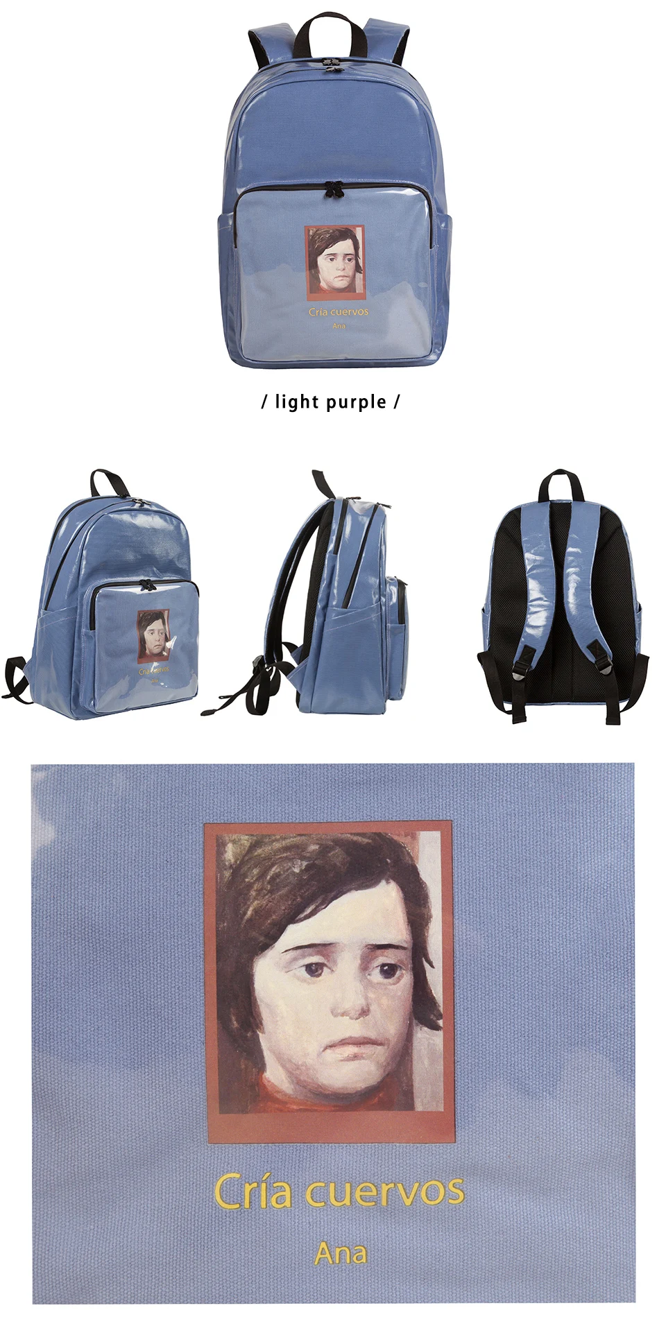 Новинка, Оригинальные Водонепроницаемые холщовые рюкзаки, 15 дюймов, повседневные вместительные школьные сумки для подростков, серия фотографий(FUN KIK