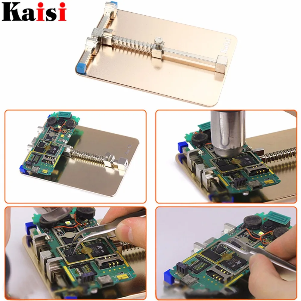 Kaisi Universal Metal PCB Board Holder Jig Fixture Work Station Repair Tool Mobile Phone MP3 Fit for IPhone / PDA