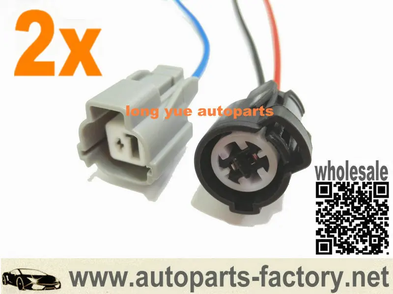 

longyue 2set/unit VTEC OIL PRESSURE SWITCH AND VTEC SOLENOID PLUG PIGTAIL KIT 12