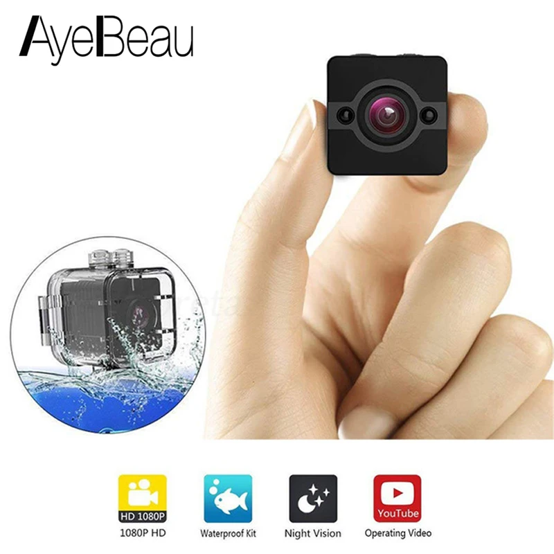 

SQ12 SQ 12 Smart 1080p HD Small Secret Micro Mini Camera Video Cam Night Vision Wireless Microcamera Tiny DVR Miniature Body DV