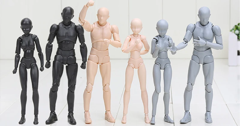 15 см SHFiguarts BODY KUN/BODY CHAN odern Mannequins фигурка для рисования эскиз модель с подставкой для камеры линии модель игрушки