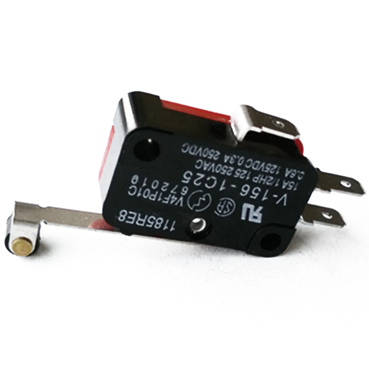 10pcs Durable Micro Limit Switch V-156-1C25 Long Hinge Roller Momentary SPDT Snap Action