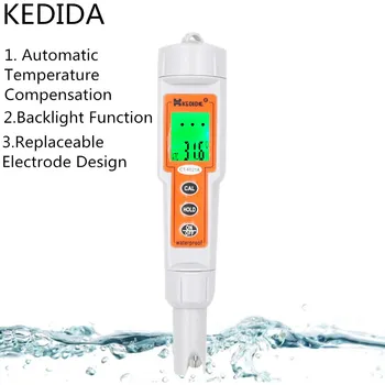 

KEDIDA CT-6021A Digital Ph Meter Backlight Display PH Tester Thermometer Water Quality Monitor Test Pen Acid Testers 30% Off