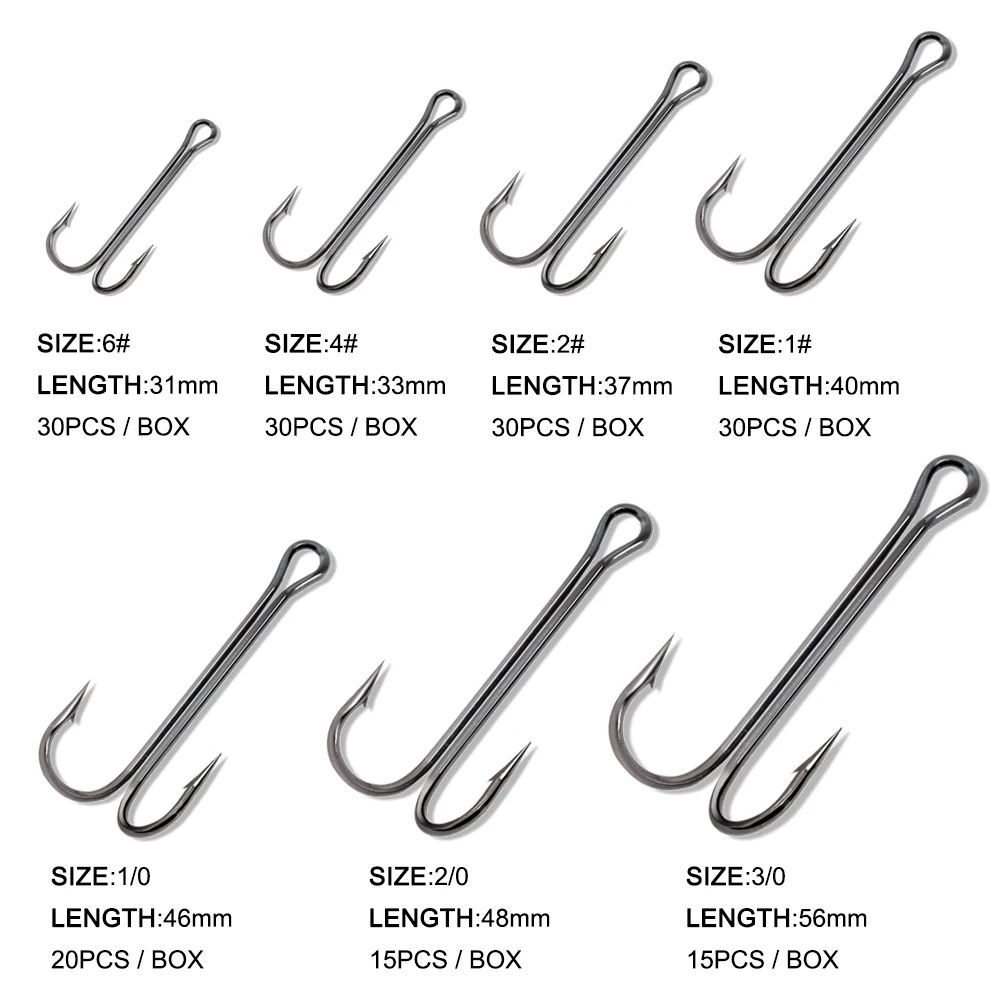 Товар, двойной крючок, длинное рыболовное оборудование, длинный двойной крючок, высокое качество, крючок для ловли, убийца из высокоуглеродистой стали
