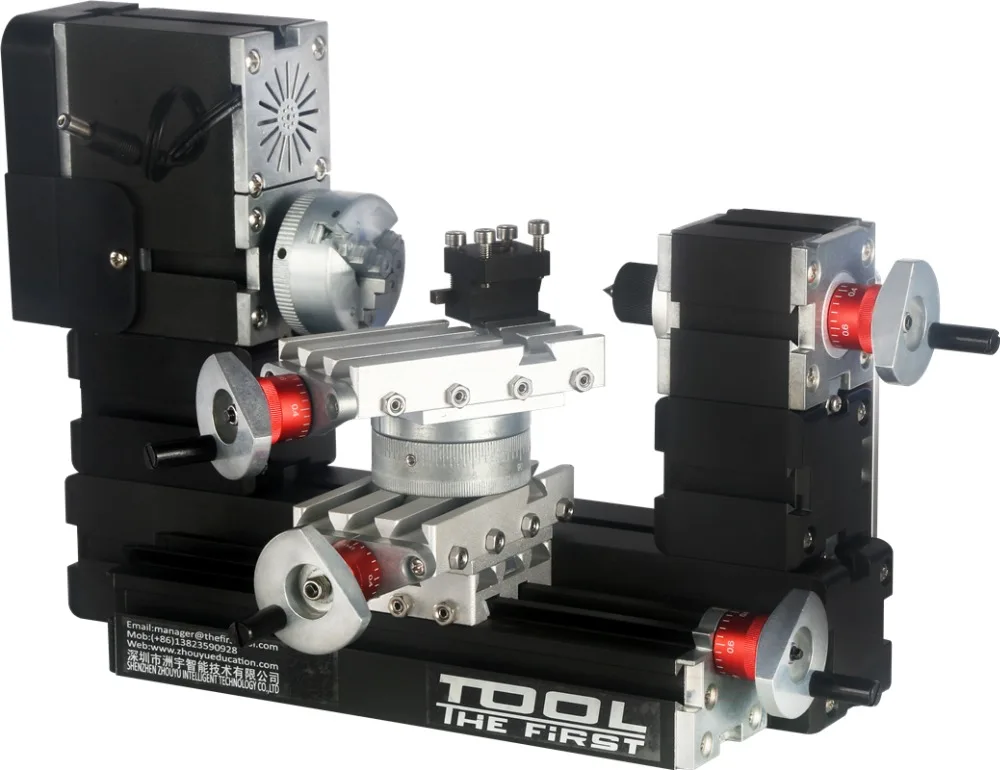 

TZ20002MR DIY BigPower Mini Metal Rotating Lathe, 60W 12000r/min Motor, BEST Gift for Standardized children education