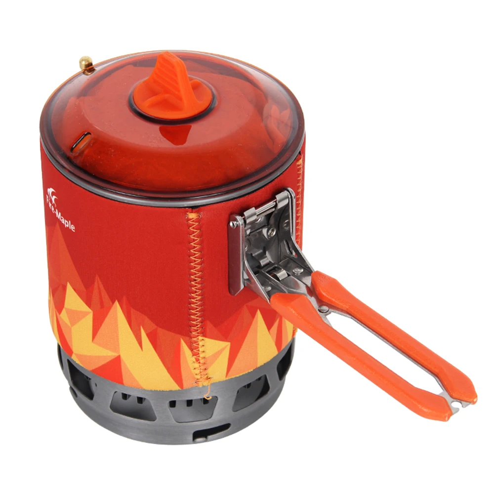 

Camping Cookware Tableware Set 2200W 0.8L Camping Pot Gas Cooking System Outdoor Cooker Heat Collecting Exchanger Pot #