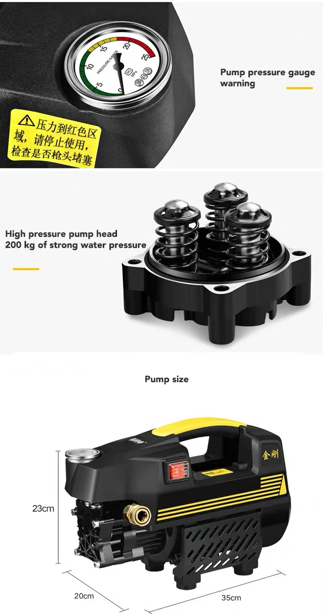 220V 900W все Медь Индукционная электрическая высокого Давление водяной пистолет для чистки автомобиля машина