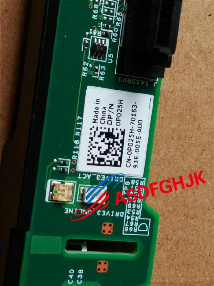  Original para DELL POWEREDGE M710 HDD BACKPLANE de CN-0P025H P025H 0P025H totalmente