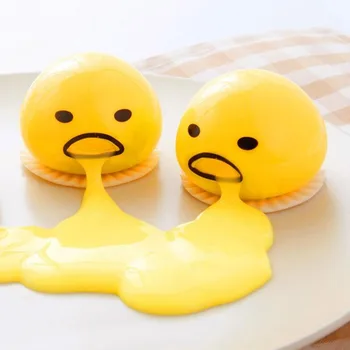 

Besegad Squishy Vomitory Egg Squeeze Yellow Lazy Egg Abreact Ball Stuffed Decompression AntiStress Relieves Stress Anxiety Toys