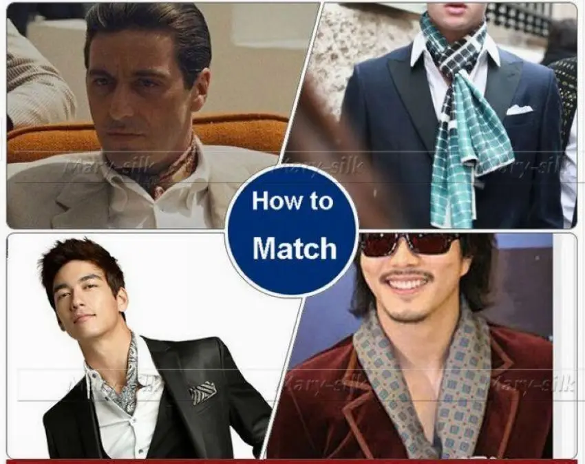 Fashion Brand Mens 100% Silk Long Scarf Cravat Scarives Layer Black Dots Spring Autumn Winter knitted scarf cashmere scarf tactical scarf fleece scarf polar fleece scarf prayer shawl
