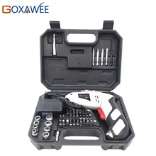 GOXAWEE Mini Torque Electric Screwdriver Rechargeable Parafusadeira Furadeira Multi-function Cordless Electric Drill Power Tool