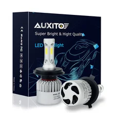 2x H7 H1 H8 H9 H11 H13 H4 9003 9004 9005 9006 9007 9012 COB Car LED Headlights Fog Light 16000LM 6500K 72W High Low Beam Bulb