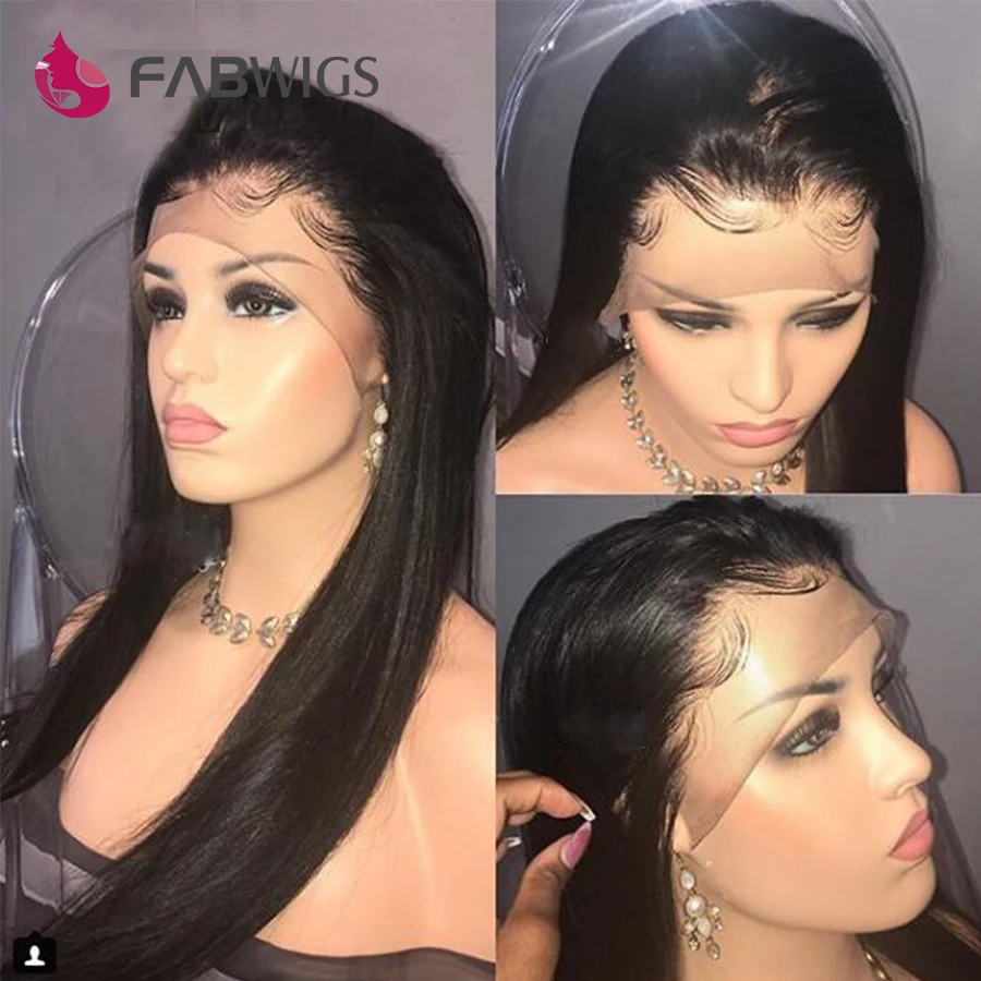 Fabwigs 13x6 глубокий часть Синтетические волосы на кружеве натуральные волосы парики #613 блондинка Синтетические волосы на кружеве парик