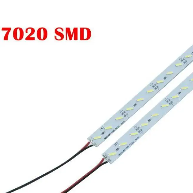 0,5 м жесткий стойкая led полоса света 50 см 36 Led SMD 7020 Алюминий светодиодные полосы света светодиодные лампы для кабинета сайт adairs