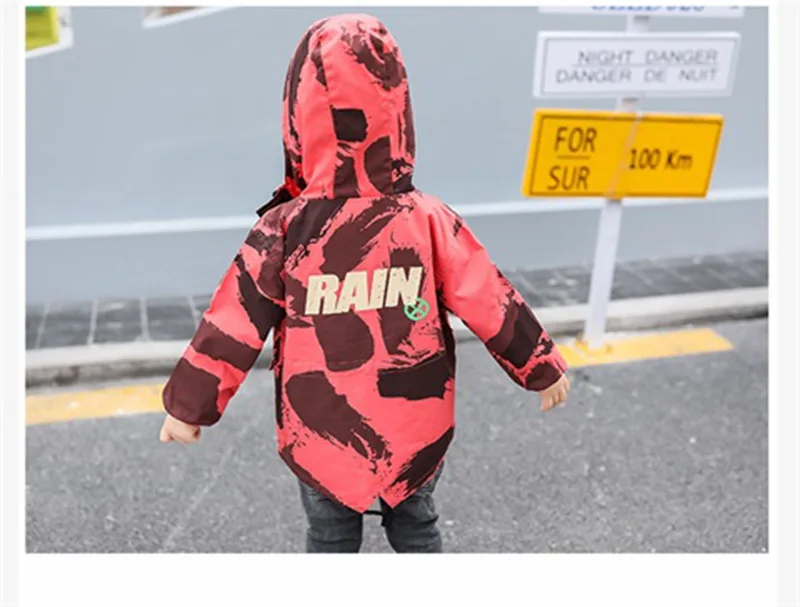 COOTELILI Hooded Kids Boys Jacket Windproof Outerwear & Coats Camouflage Baby Boys Coat Fashion Spring Children Clothing  (4)