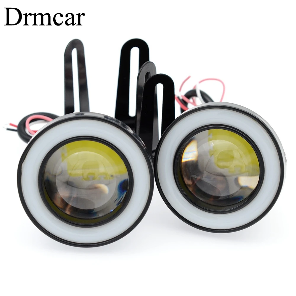 1 Set 3 5 3 0 2 5 inch COB Angel Eyes Fog Lights Led lens