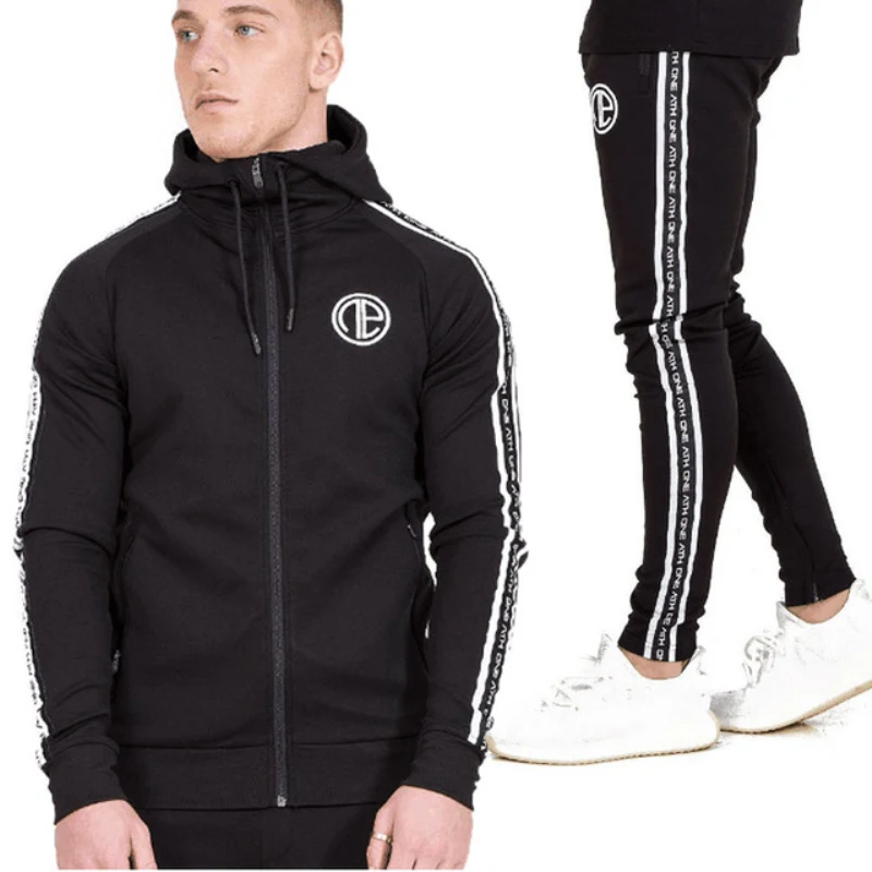 Male Tracksuit Sporting Sweat Suits-8