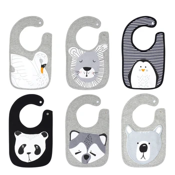 

Baby Bibs Waterproof Cotton Cartoon Child Baberos Bandana Bibs Babador Dribble Bibs Newborn Slabber Absorbent Cloth