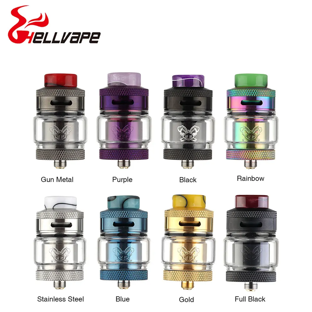 

Original Hellvape Dead Rabbit RTA 2ml/4.5ml Atomizer 24mm RTA Dead Rabbit Electronic Cigarette Vape Tank Vs Zeus Dual X / Melo 4