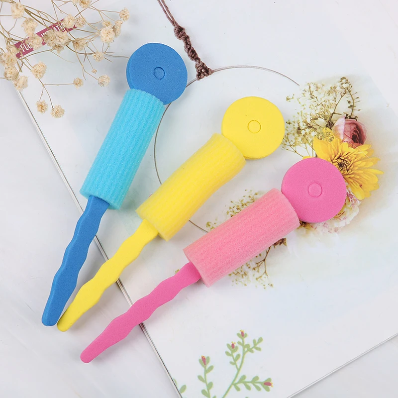 3PCS Soft Sponge Hair Curler Hair Rollers Foam Hair Curler Twist Magic
