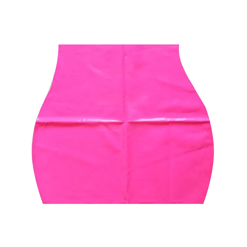 Латекс фетиш юбка короткая с прорезями сексуальный клуб розовый цвет красный