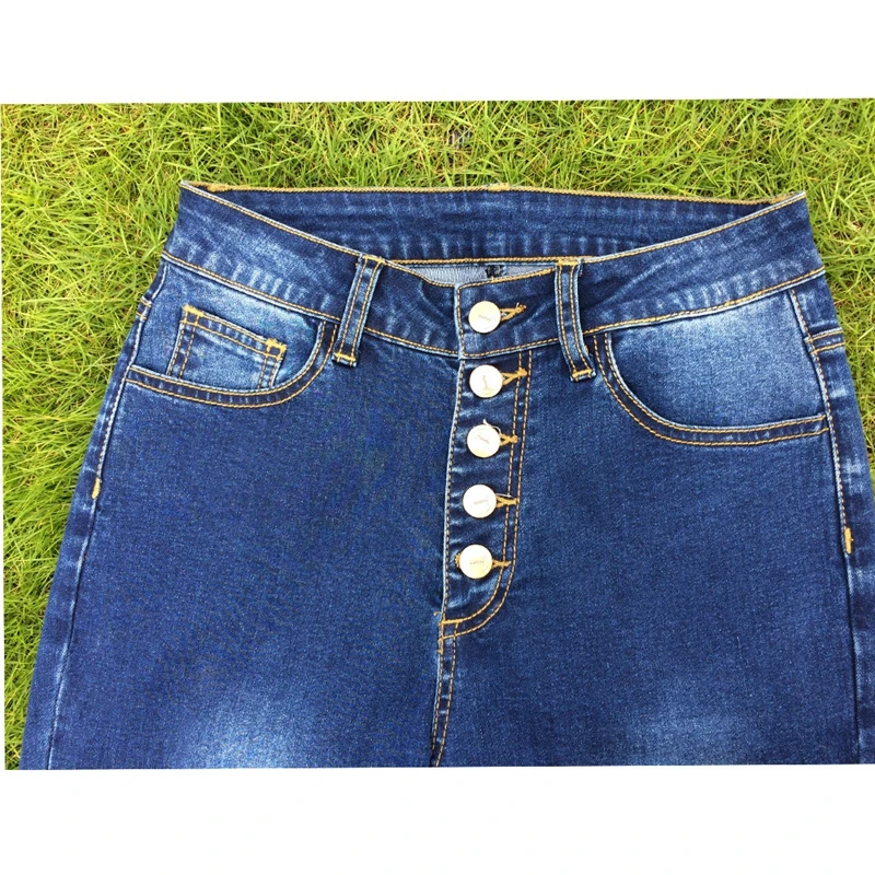 Women Stretch High Waist Skinny Jeans Without Ripped Woman Holes Denim Pants Trousers Women Jeans Pencil Pants (10)