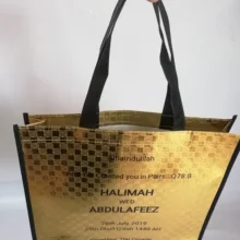 5000 шт/партия 30Hx40x10cm золотые лазерные Рекламные Нетканые хозяйственные сумки/заказной печатный логотип tote Многоразовые сумки для покупок