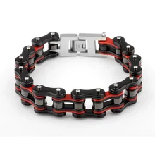 Мужская велосипедная цепь из нержавеющей стали, мужской браслет, мужские локомотив, мужские аксессуары, большие подарки, мужские амулетные браслеты в стиле хип-хоп