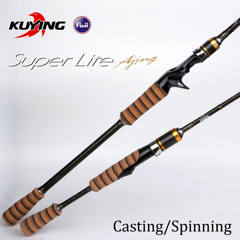 Kuying SuperLite 2 1 м 28 58 заманить углерода Литье спиннинг удочка Stick полюс FUJI Запчасти