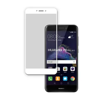 

Tempered Glass for Huawei P8 Lite 2017 Crystal Full Glue White