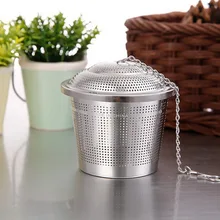 Прочный 3 размера многоразовый из нержавеющей сетчатый травяной шарик чайный сито для специй чайник запирающийся чай фильтр