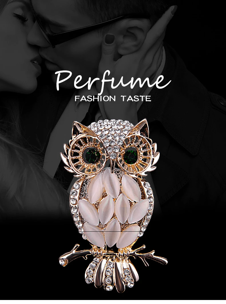 Purificador de ar com Cristal de Diamante Premium para Carro Clipe para Mulheres e Meninas Moderno Coruja Pássaro Acessórios Decorativos Fino 6 Purificador de ar