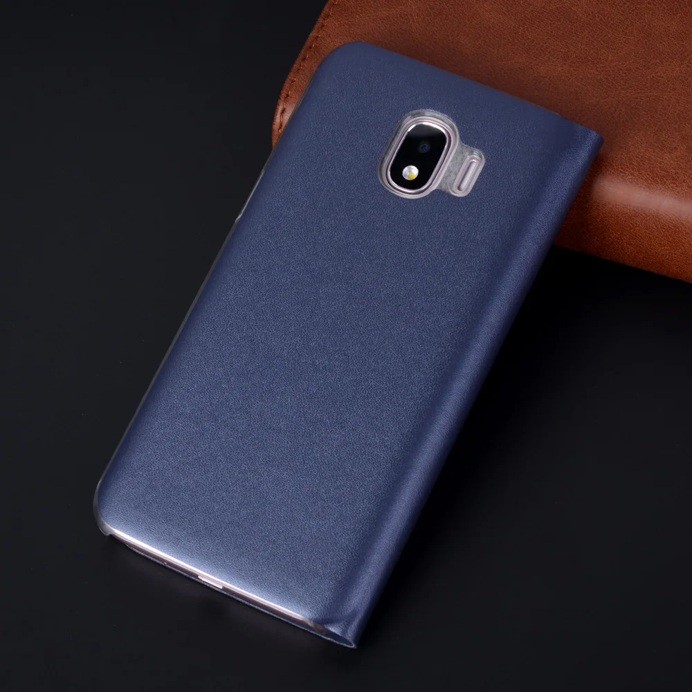 Phone Case Samsung J2 2018 Model Back Cover Flip Cover Leather