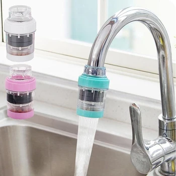 

Kitchen Magnetized Water Filter Faucet Plastic Case Tap Household Nozzle Purifier Home Supplies