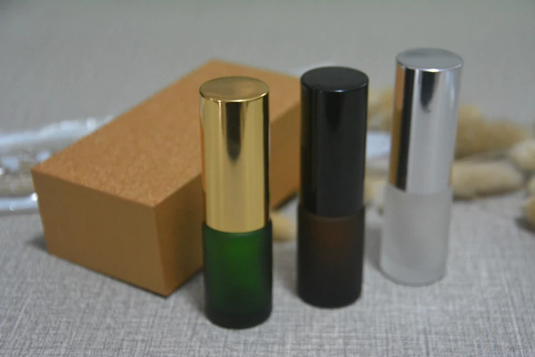 4 шт. 10 мл матовая стеклянная бутылка распылитель с деревянной коробкой