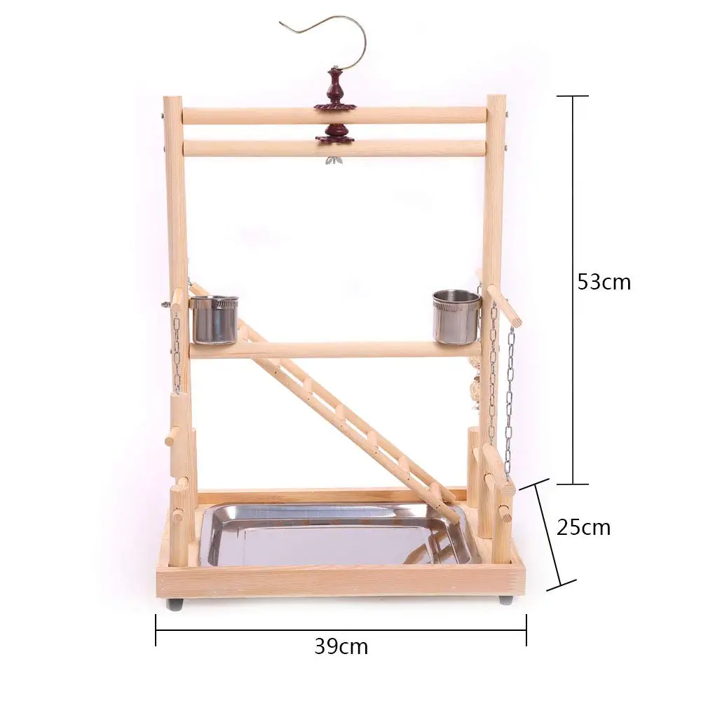 Птица Жердочки Играть Стенд Тренировки ParrotPlaygym манеж Playstand разводной мост поднос