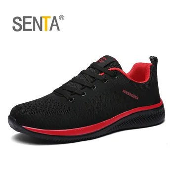 

Lightweight Men's Sneakers Breathable Mesh Black Running Shoes for Men Outdoor Jogging Athletic Male Sport Shoes Zapatillas