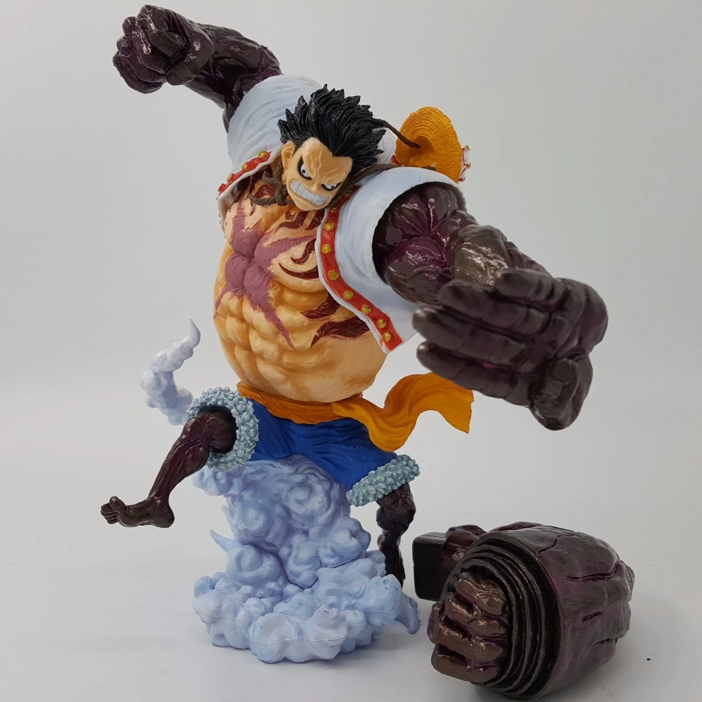 One Piece Action Figure Monkey D Luffy Gigi 4 0 Mm Anime One Piece Luffy Sanji Zoro Figurine Model Mainan Aliexpress