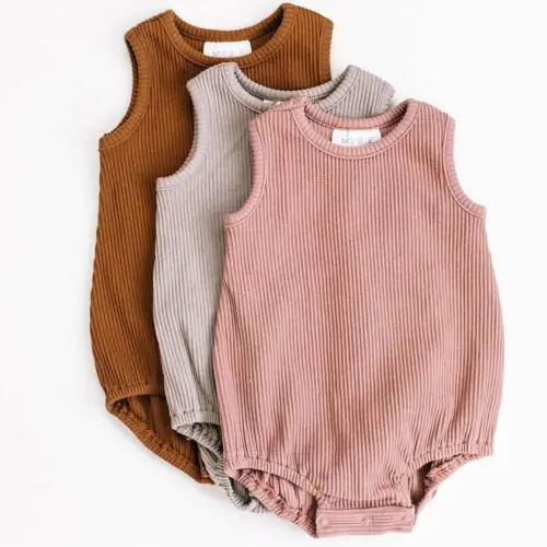 

Newborn Baby Girls Clothes Solid Color Soft Comfortable Lovely Bodysuit Jumpsuit New Arrival Outfits Sunsuit Hot Sale