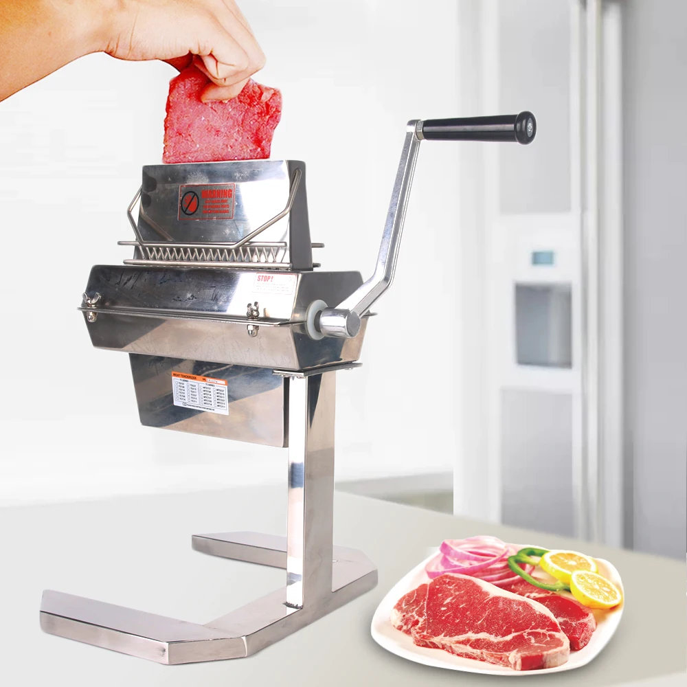 High Quality 7" Wide Meat Tenderizer Hambergur Press Machine meat