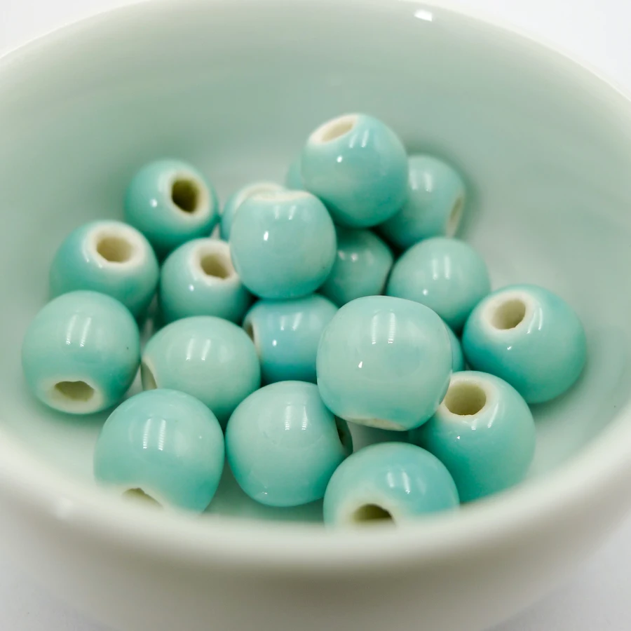 

Sphere Ceramic beads beads jewelry for bracelet making porcelain bead for jewelry making 10mm 20pieces/lot beads #A303B