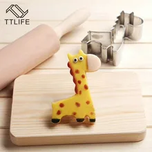 TTLIFE формочки для печенья с оленем из нержавеющей стали, кондитерские изделия для выпечки, бисквит, кондитерские изделия, декор торта, формы для выпечки, аксессуары