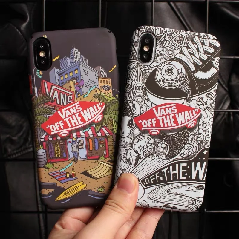 

Fashion tide Extreme sport trend skateboard Brand Luminous phone case for iphone X XS XR MAX 7 8 6 S PLUS capa coque