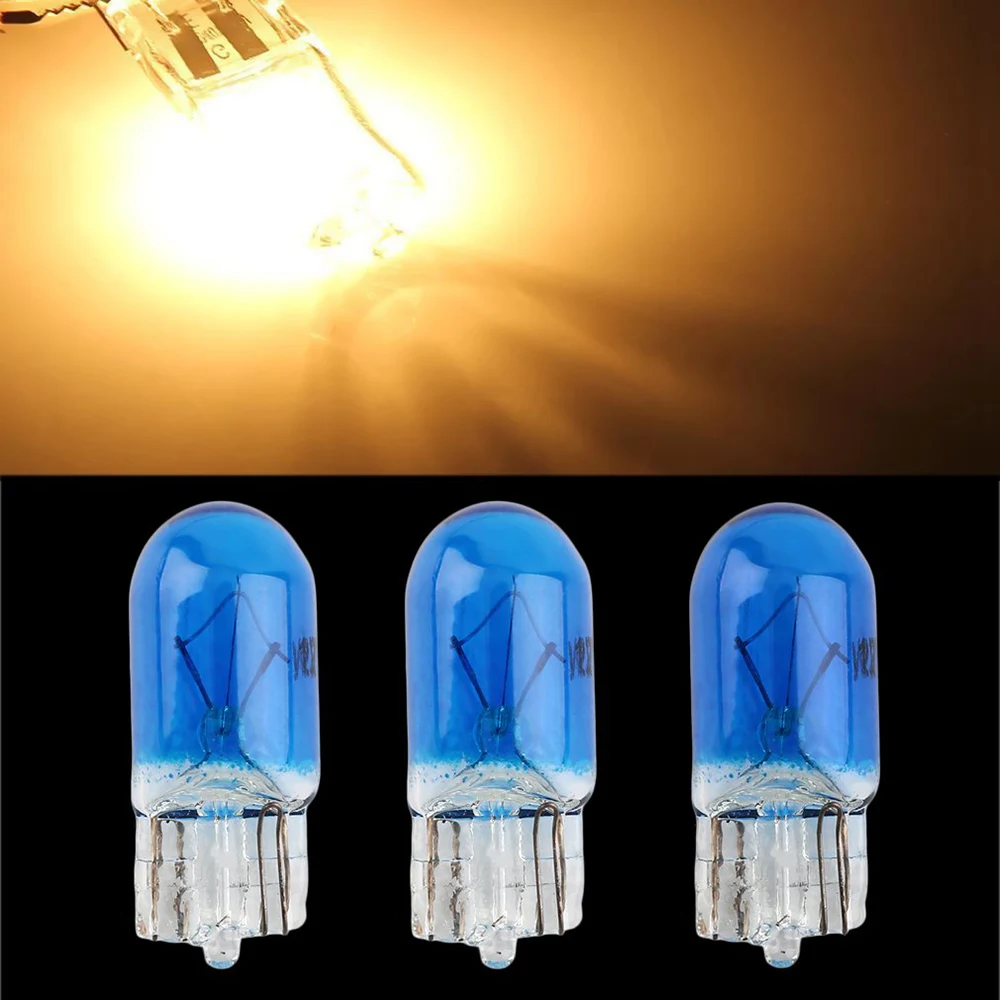 5pcs/lot hot sale Universal T10 5W Blue Tungsten Halogen Capsule