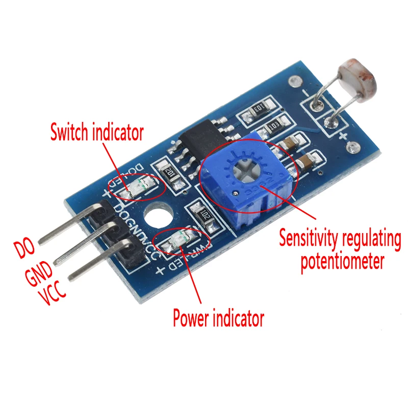 Фоточувствительный сенсор модуль обнаружения света модуль для Arduino