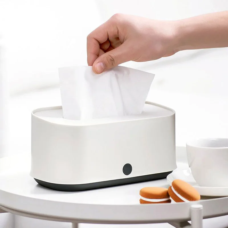 

Plastic Tissue Holder Box Cover Napkin Dispenser Container Paper Storage Case For Home Office Car Wipes Case