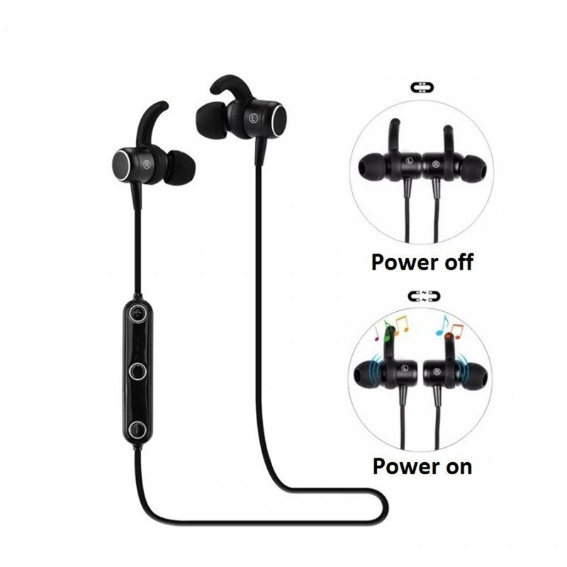 

Bluetooth 4.1 Headset APT-X Lossless Sound Quality Voice Prompts Long Battery Charging Sports Waterproof Earphones