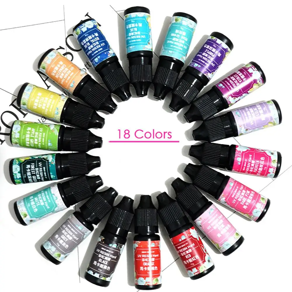 

Quick Dry UV Resin Glue Ultraviolet Curing Resin Colorant Pigment DIY Jewelry Tools Craft Decoration fashion