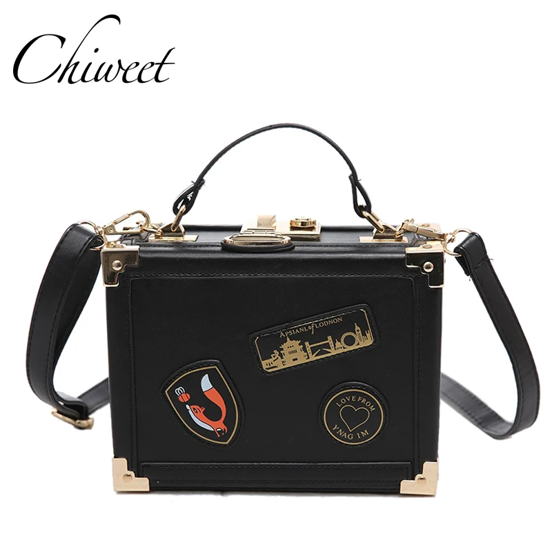 Designer Women Square Box Patch Bag Famous Brands Vintage Clutch Tote Evening Bags Luxury ...